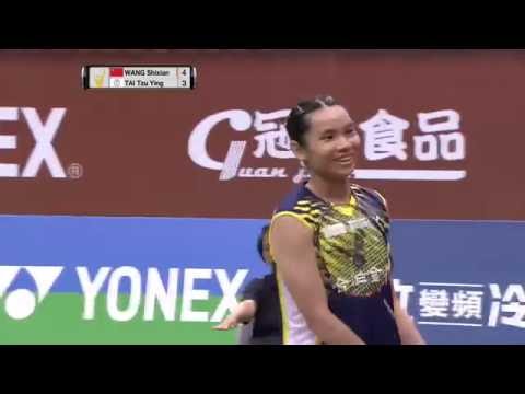 Yonex Open Chinese Taipei 2016 | Badminton F M3-WS | Wang Shixian vs Tai Tzu Ying