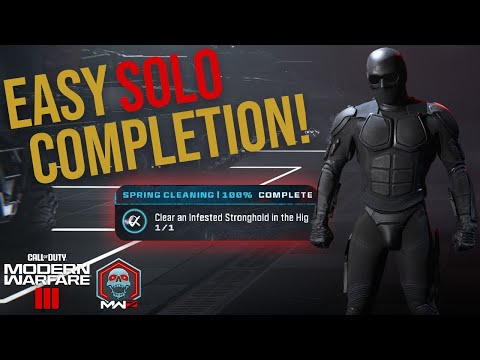 EASY Tier 4 Spring Cleaning Mission Completion for Act 3 | Call of Duty MW3 Zombies