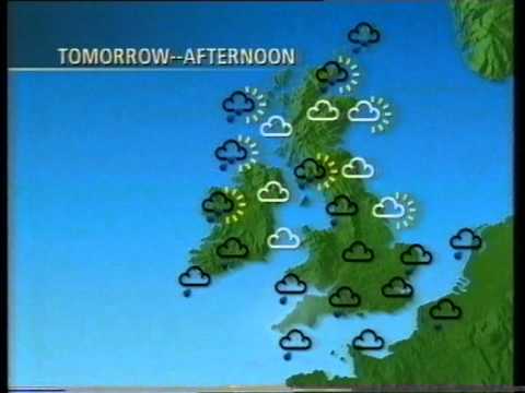 David Allan closes down BBC1 on Monday 9th August 1993