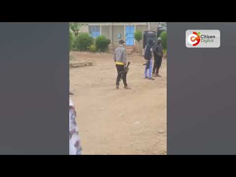Terror in Ol Kalou as hooded, armed men in SUVs shoot in the air and patrol polling stations