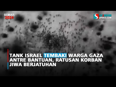 Tank Israel Tembaki Warga Gaza Antre Bantuan, Ratusan Korban Jiwa Berjatuhan