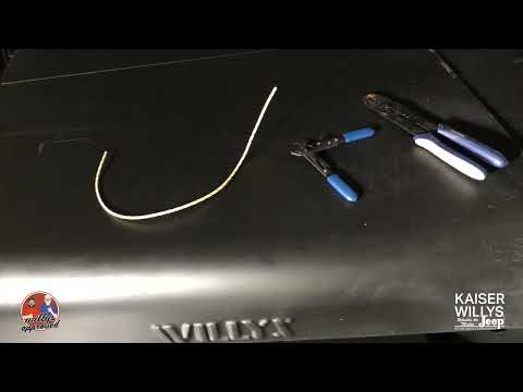 Willys Jeep How To: Wiring Harness Part 2 - Parking Light Socket and Wiring