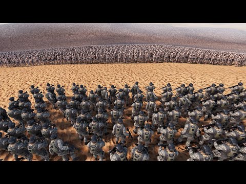 5,000 Modern Soldiers Defend 1,000,000 Zombies - Ultimate Epic Battle Simulator 2