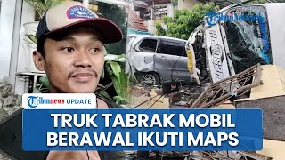 Kernet Ungkap Detik-Detik Menegangkan Truk 8 Ton Hantam Mobil di Ngaliyan, Ngaku Pakai Maps