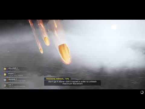 HELLDIVERS 2 | Drop Pod Sequence