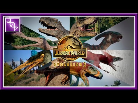 All 94 Dinosaurs SOUNDS (COMPILATION) - Jurassic World Evolution 2