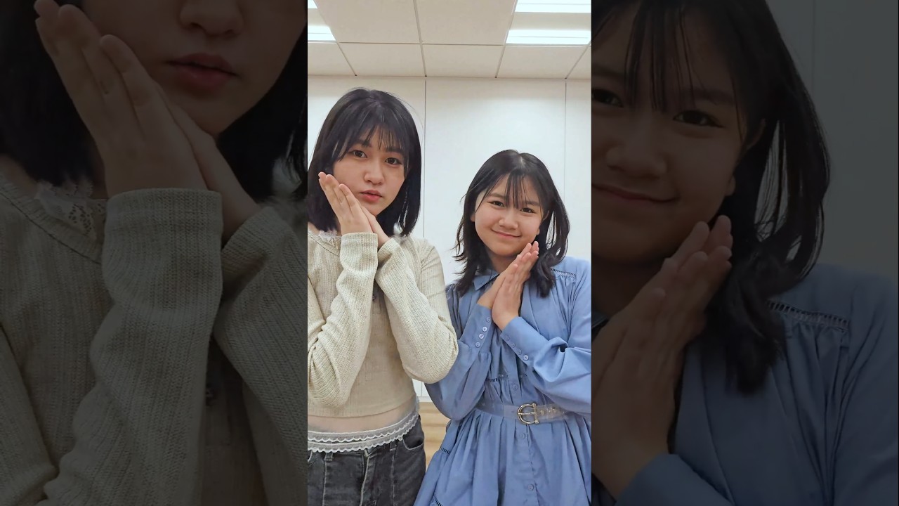 jcからアイドルに変身✨️blah blah blah #himawariちゃんねる #まーちゃんおーちゃん #jc #shorts
