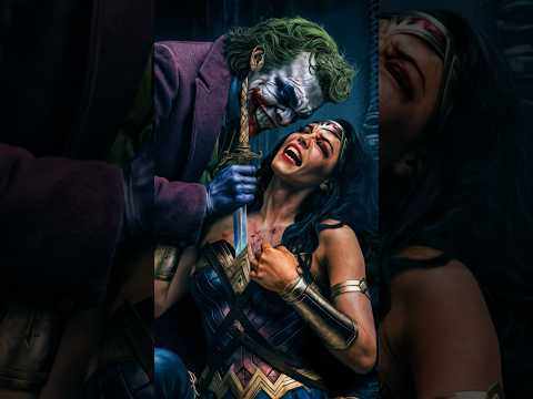Joker killed Wonder Woman #epicbattle #marvel #epicfight #comicbookcompany #avengers #spiderman