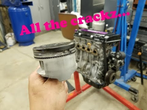 ls/vtec Piston Damage