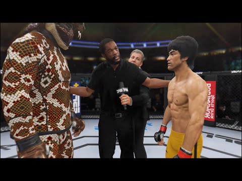 Bruce Lee vs. King Cobra - EA Sports UFC 4 - Epic Fights 🔥🐲