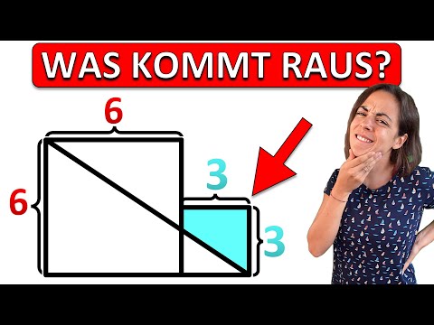 🚀🚀🚀 BERECHNE DIE HELLBLAUE FLÄCHE! | Wunderschönes Mathe Geometrie Rätsel