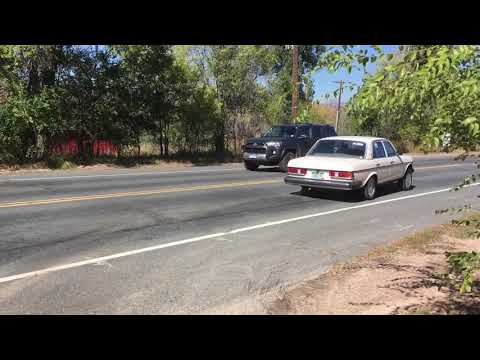 W123 300D straight pipe exhaust