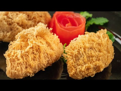 Cách làm DIM SUM đặc biệt vỏ giòn tan quá là hấp dẫn, rất giống tổ yến | Taro Puff recipe