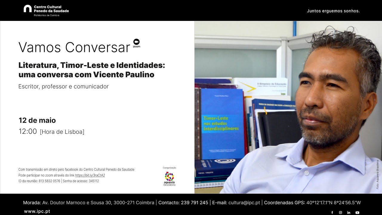 Vamos Conversar | Literatura, Timor-Leste e Identidades