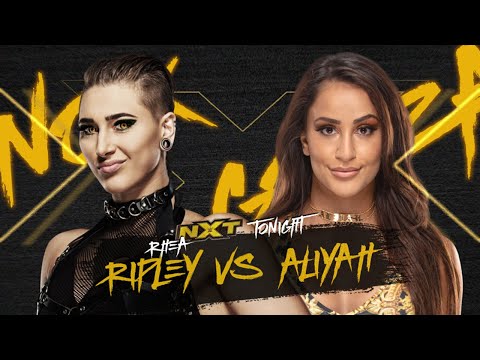 WWE2K20 NXT Rhea Ripley vs Aliyah