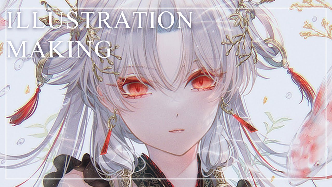 イラストメイキング - Illustration making(speed painting) - 021