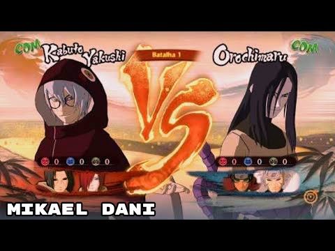 Naruto Storm 4  Dublado 2021 Kabuto, Itachi e Nagato Vs Orochimaru, Hashirama e Tobirama