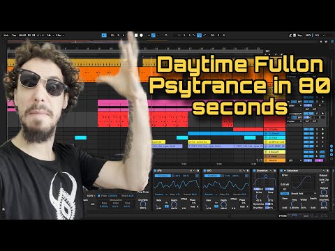Daytime Fullon Psytrance in 80 seconds