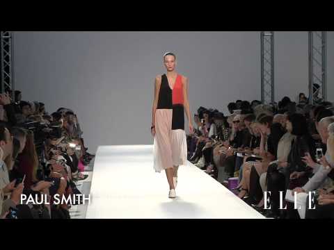 Paul Smith 2013 SS Runway Show London Fashion Week ELLE TV