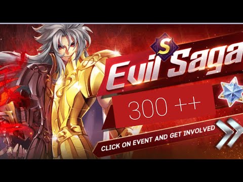 GACHA EVIL SAGA 300 STARS | SAINT SEIYA AWAKENING