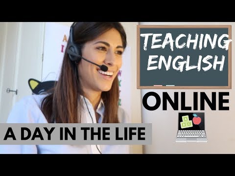 1ST DAY TEACHING ENGLISH ONLINE | VLOG (sott ita)