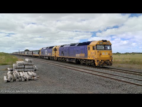 7731V Pacific National Grain Train With BL31 & BL33 (21/11/2021) - PoathTV Australian Railways
