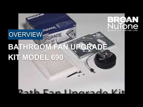 Broan-NuTone Bathroom Fan Upgrade Kit Model 690 | Features & Overview