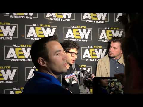 Tony Khan Media Scrum Following All Elite Wrestling Double Or Nothing Rally, January 8, 2019