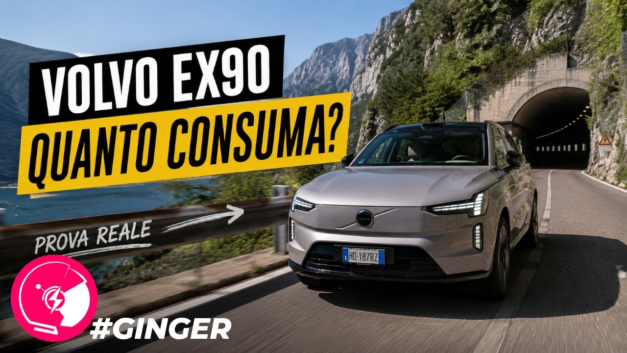 Volvo EX90 Twin Motor, consumi alla prova tra città e autostrada