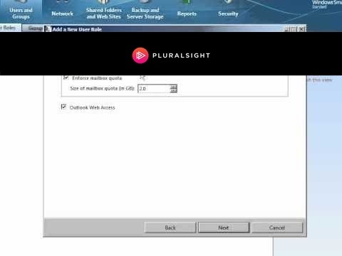 Creating User Roles in Small Business Server 2011