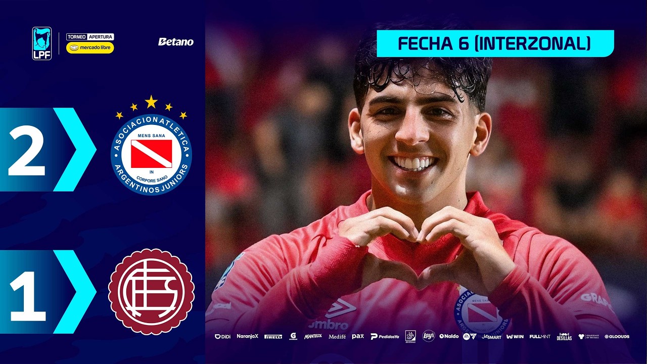 Argentinos Juniors vs CA Lanús Highlights