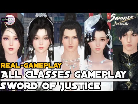 Sword of Justice: All Classes Gameplay [MMORPG Mobile on Android/iOS]
