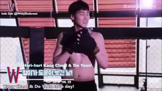 Download lagu [2016, Aug 30th | Eng-Indo Sub] #w #WTwoWorlds Boxing Scene Ep.05 BTS mp3