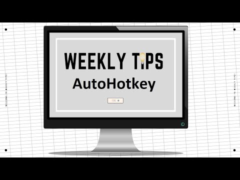[16] AutoHotkey introduction, download and first script