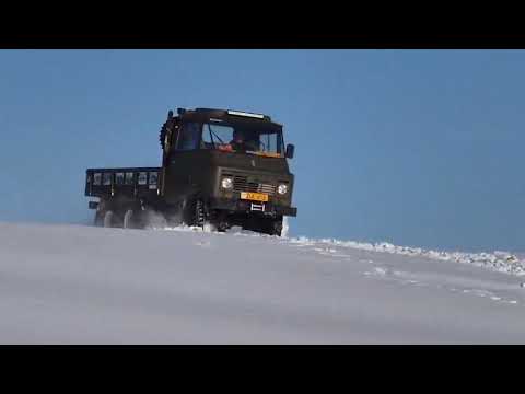 ŻUK 6x6 i ośnieżona górka