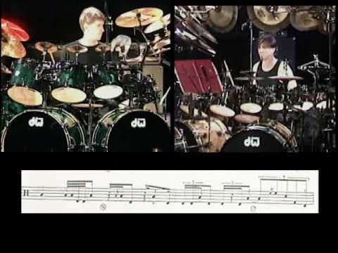 Terry Bozzio / Chad Wackerman - "The Black Page" Drum Solo