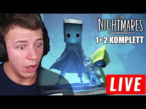 🔴 [LIVE] LITTLE NIGHTMARES 1+ 2 (Komplett)