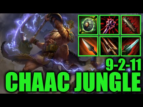 Making it Rain Damage with Chaac Jungle - Smite Ranked Conquest
