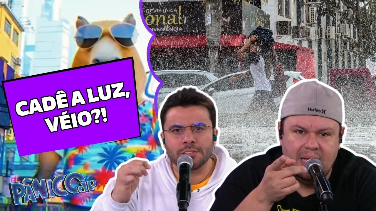 CHUVA E CAOS EM SP! MARININHA SELVA CHORA POR ÁRVORES E DATENA GORDÃO FICA SEM LUZ!