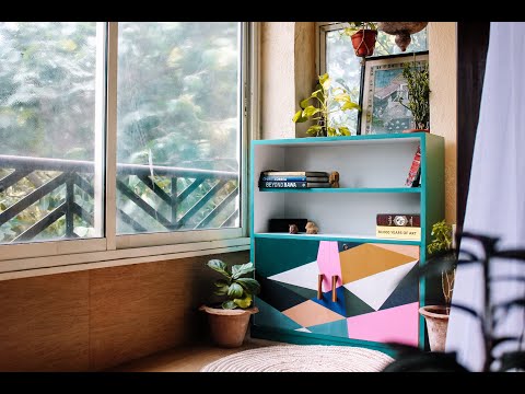 Furniture makeover using Oil Paints