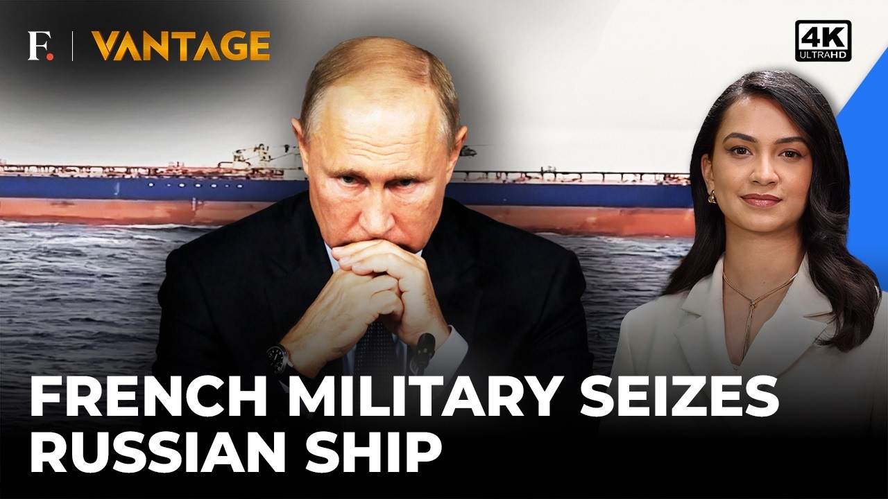 France Seizes Russian 'Shadow Fleet' Ship in the Indian Ocean | Vantage Shots
