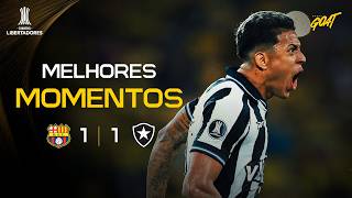 BOTAFOGO EMPATA COM BARCELONA DE GUAYAQUIL NA 1ª PARTIDA DA TERCEIRA FASE DA CONMEBOL LIBERTADORES