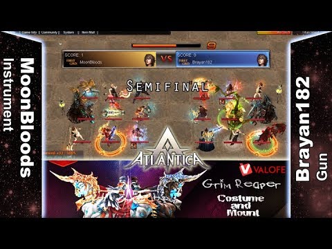 Titan 12/11/2017 PM: Semifinal - MoonBloods vs Brayan182 - Atlantica Online