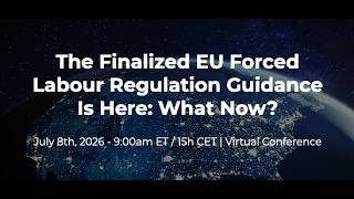 EU Forced Labor Regulation (EUFLR) Guidance Update: How to Prepare Bef