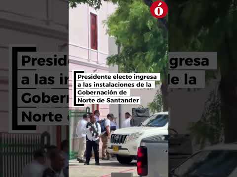 Abelardo de la Espriella inicia en Cúcuta los empalmes regionales de su gobierno