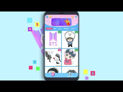 Doll Pixel Art - Color by Number Video