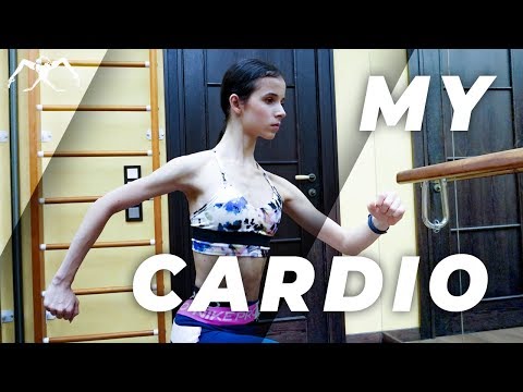 My CARDIO workout - ballerina Maria Khoreva - warmup, stretching, home class