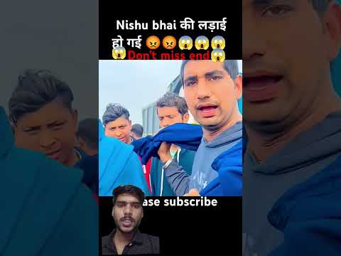 Nishhu Bhai's dangerous fight 🚜😱🚜🤬 #attitude #gangster #nishu #shortsfeed #nishudaswal #dosti