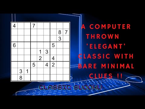 A classic sudoku with 17 given clues !