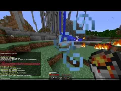 Minecraft: YouTubers vs Fans Challenge Battles - Epic Sky Base War - 50vs4! (Mini-Games Custom)